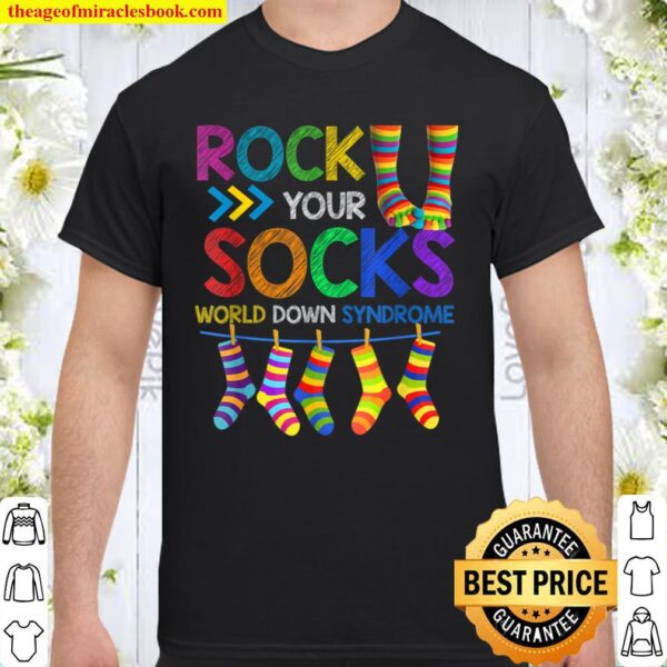 World Down Syndrome Day T Shirt Rock Your Socks Awareness Shirt