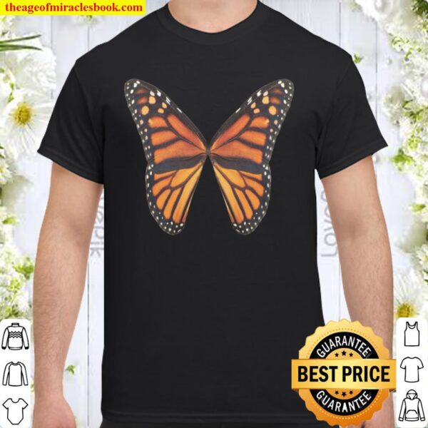 large butterflies with orange and black wings Shirt