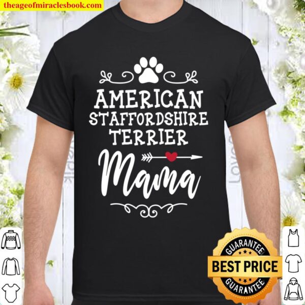 American Staffordshire Terrier Mama Hundebesitzer Geschenk Shirt