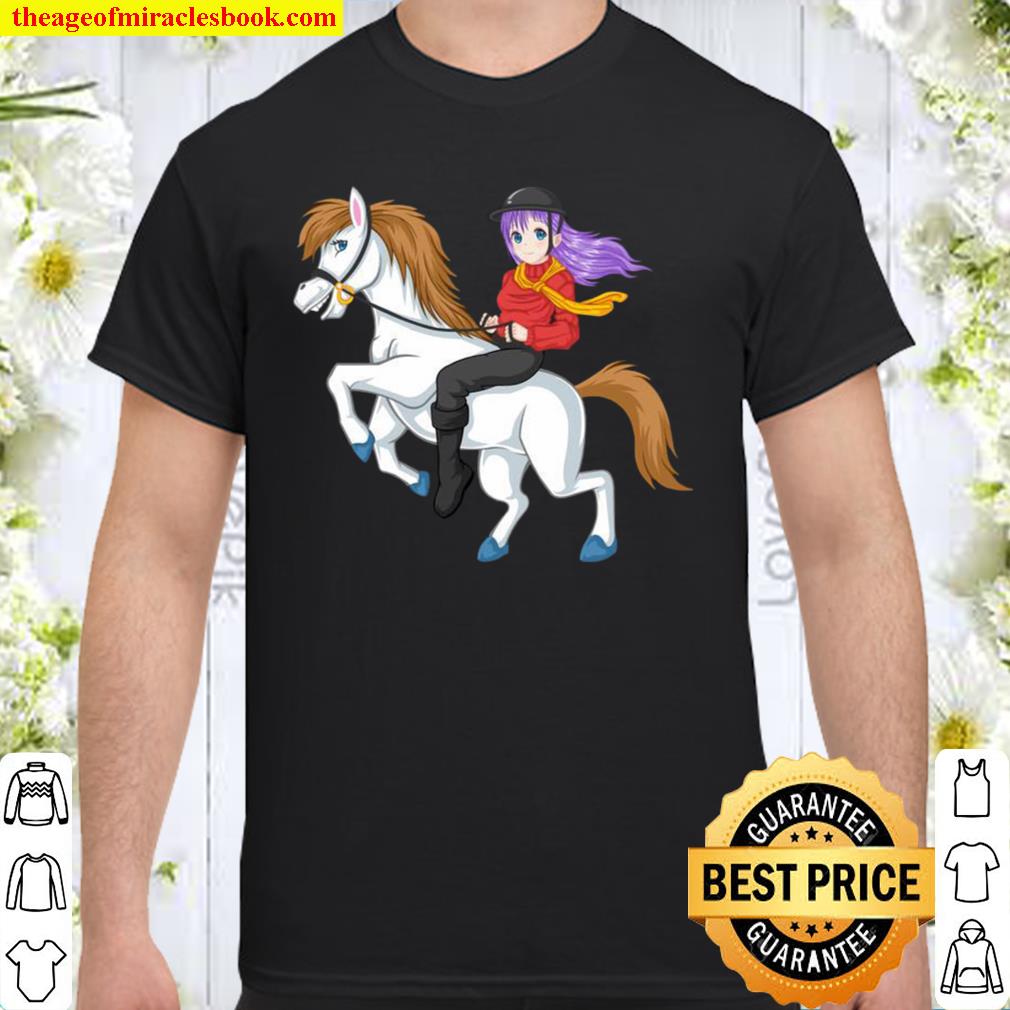 Anime Girl Horse Rider Horseriding &n Girls new Shirt, Hoodie, Long Sleeved, SweatShirt
