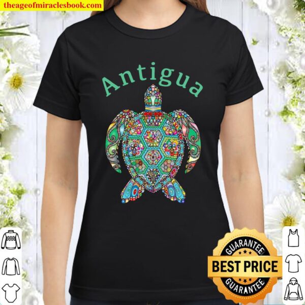 Antigua Tribal Turtle Gift Classic Women T-Shirt