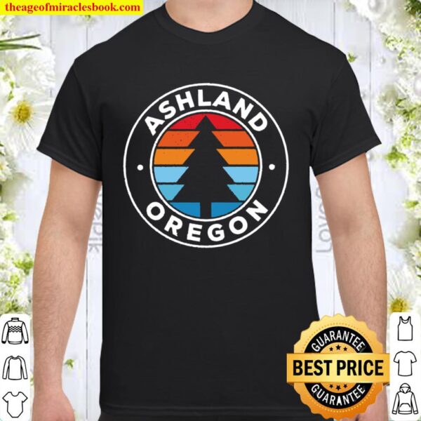 Ashland Oregon Or Vintage Graphic Retro 70S Shirt