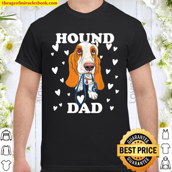 Basset Hound Dad Papa Daddy Pa Father for Father’s Day Shirt