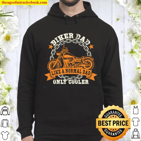 Biker Dad Father’s Day Biker Fathers Motorcycle Dad Hoodie