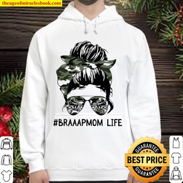 Biker Women Braaapmom Life Hoodie