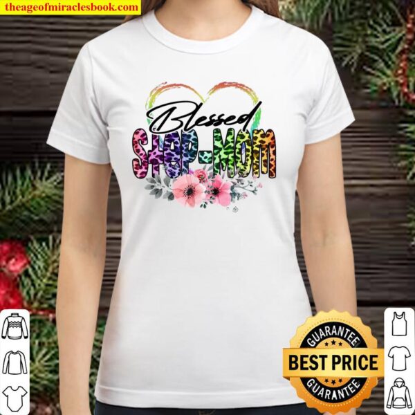 Blessed StepMom Leopard Classic Women T-Shirt