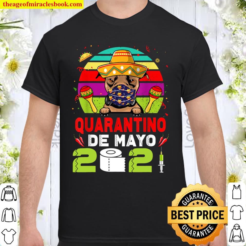 Boxer Dog Face Mask Quarantino Cinco de Mayo 2021 Shirt, Hoodie, Long Sleeved, SweatShirt