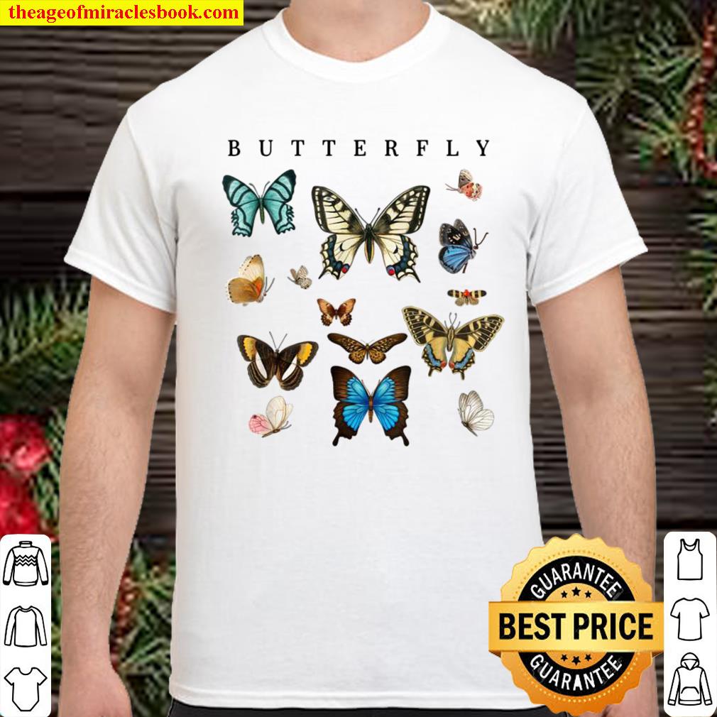 Butterfly Butterflies Botanical Boho Monarch Summer Insect Shirt