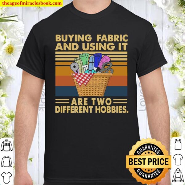 Buying Fabric And Using It Are Two Different Hbbies Vintage Shirt