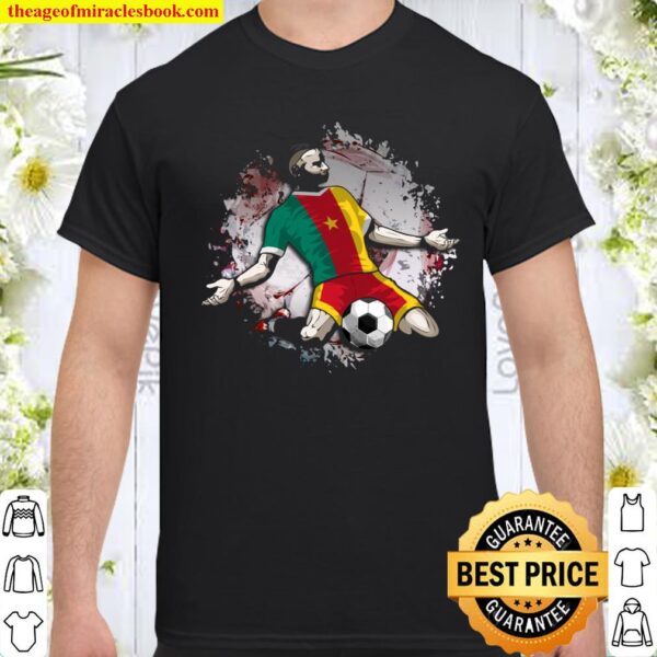 Cameroon Soccer Cameroonian National Flag Footballs Shirt