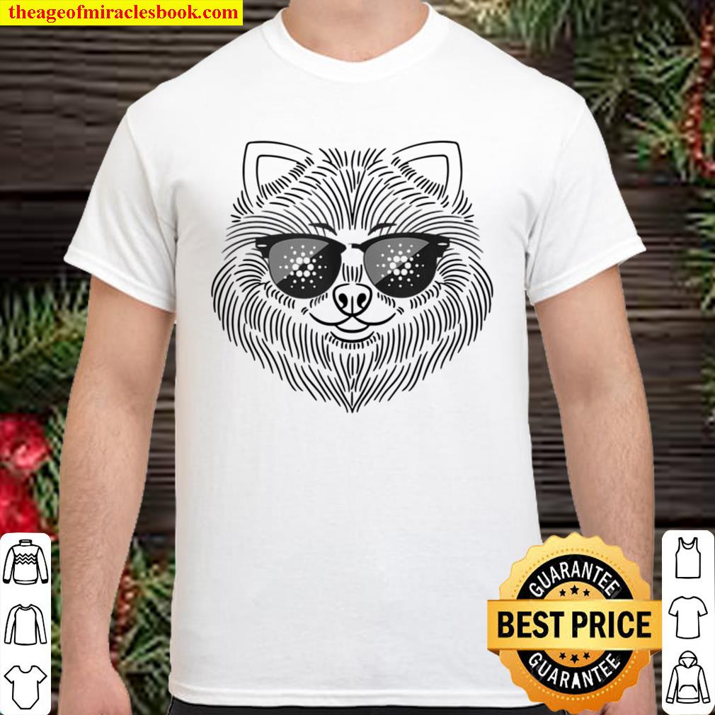 Cardona Logo Pomeranian Image Dog Wearing Sunglasses 2021 Shirt, Hoodie, Long Sleeved, SweatShirt