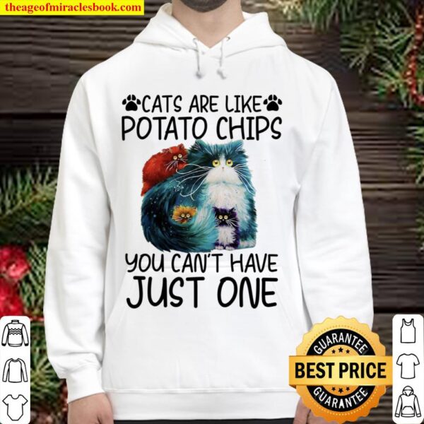 Cats Are Like Potato Chips You Can’t Have Just One Hoodie