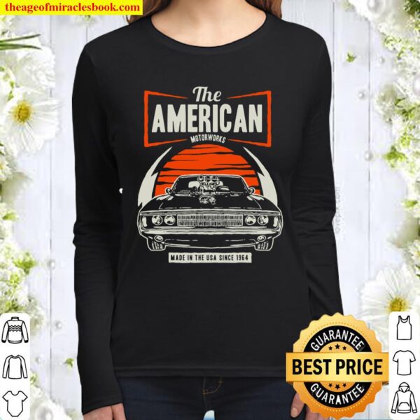 Classic American Muscle Cars Novelty Women Long Sleeved