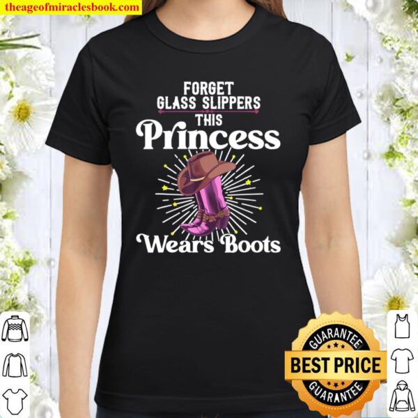 Cute Cowgirl Western Rodeo Girl Princess Classic Women T-Shirt