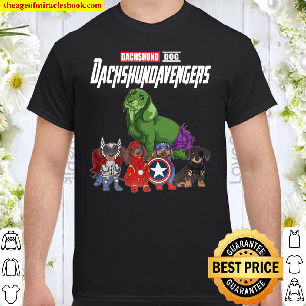 Dachshund Dog Dach Shund Avengers Shirt