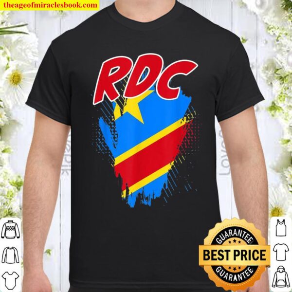 Democratic Republic Of Congo Love RDC DRC Flag Shirt