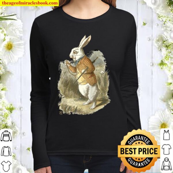 Easter Bunny Outfit Alice In Wonderland White Rabbit Women Long Sleeved