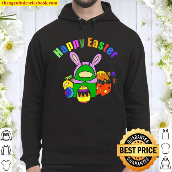 Easter Bunny with Egg Easter Cute Summer Hoodie