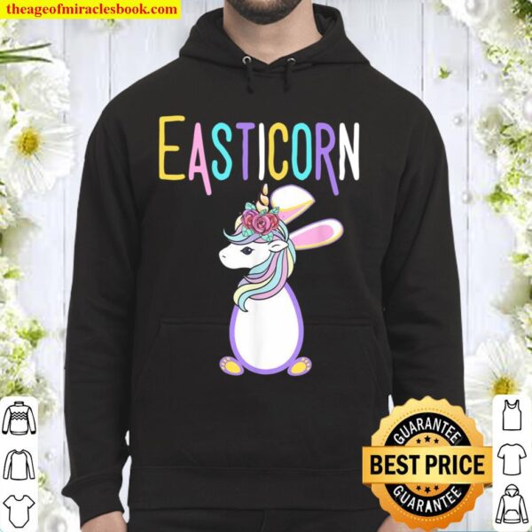 Easticorn Unicorn Easter Egg Bunny Rabbit Girls Hoodie