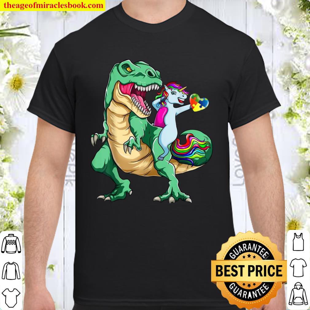 Embrace Differences Unicorn Dinosaur Autism Awareness TRex limited Shirt, Hoodie, Long Sleeved, SweatShirt