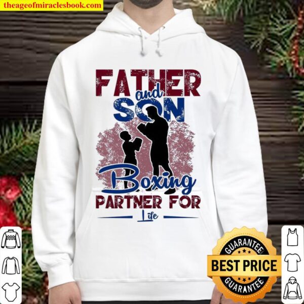 Father And Son Boxing partner For Life Hoodie