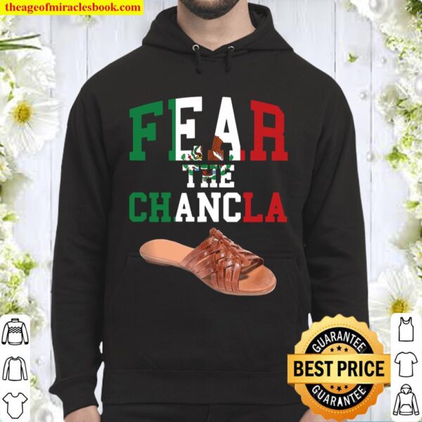 Fear La Chancla Mexican Flag Mexico Aztec Chicano Shoe Hoodie