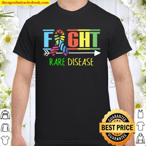 Fight Rare Disease Zebra Ribbon Rare Disease Day 2021 Shirt