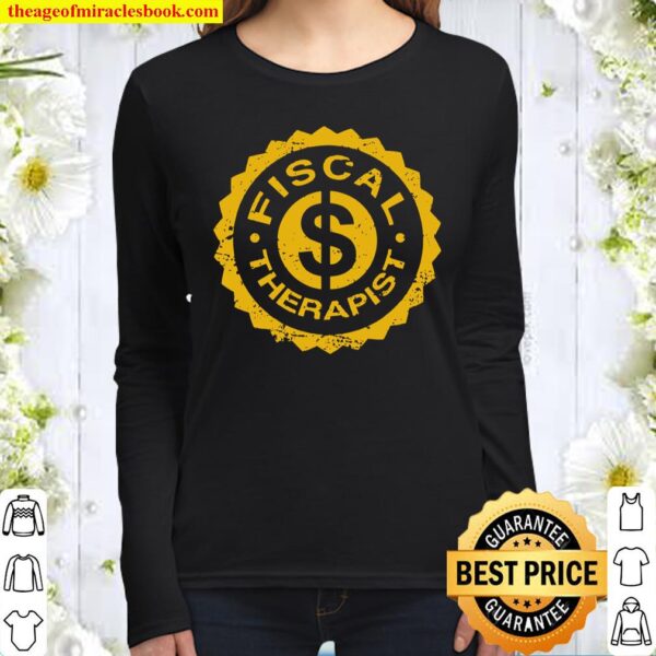 Fiscal Therapist Numbers Tax Season Women Long Sleeved