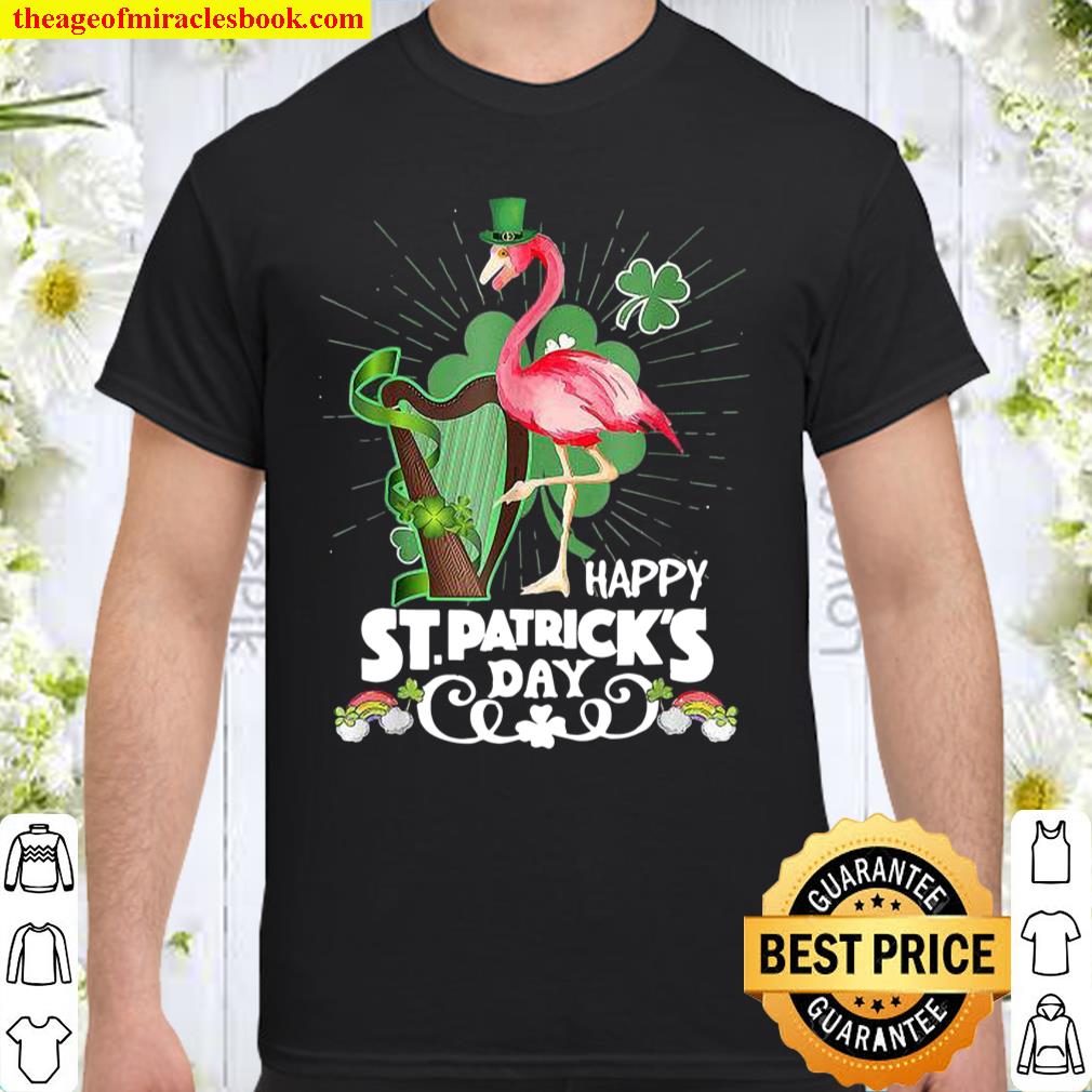 Flamingo Happy St Patrick’s Day Shirt, hoodie, tank top, sweater