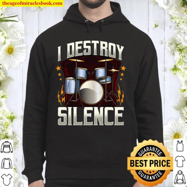 Funny Drum Kit Percussionist Drummer Kit For Drummers Hoodie
