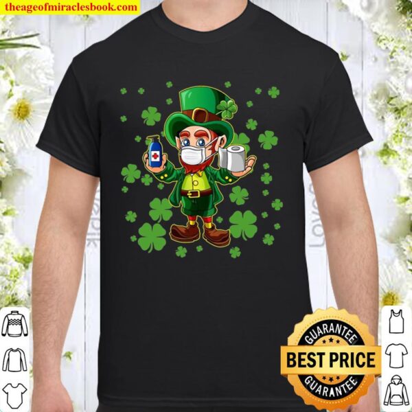 Funny Leprechaun Wearing Mask Saint Patrick’s Day Shirt