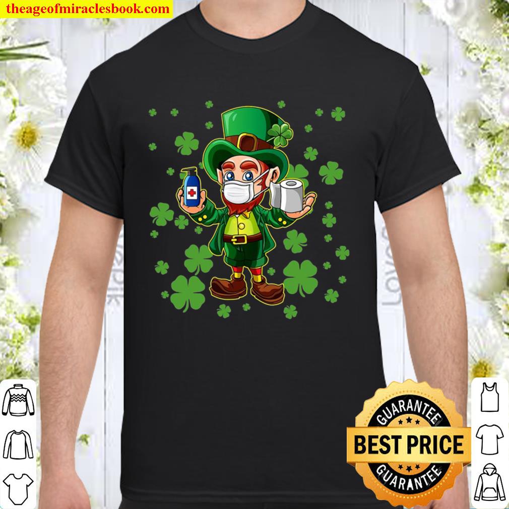 Funny Leprechaun Wearing Mask Saint Patrick’s Day hot Shirt, Hoodie, Long Sleeved, SweatShirt