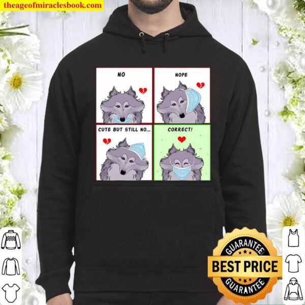 Funny Mask Wolf Hoodie