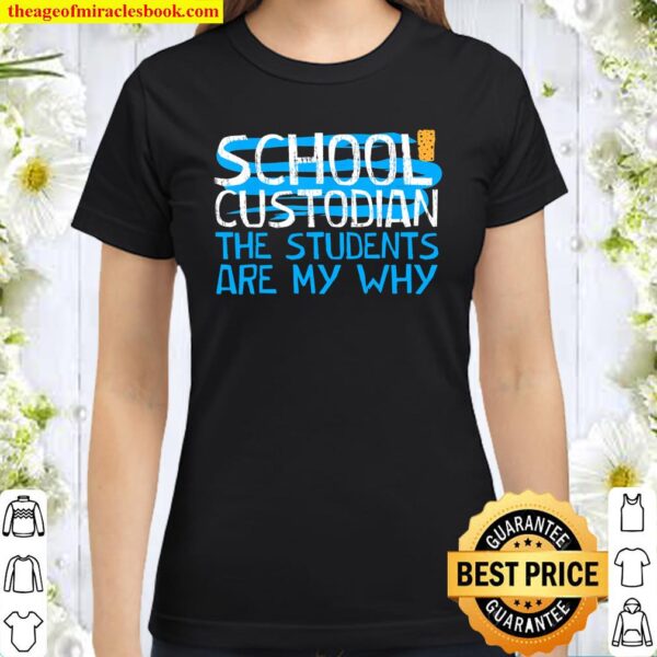 Funny School Custodian Classic Women T-Shirt