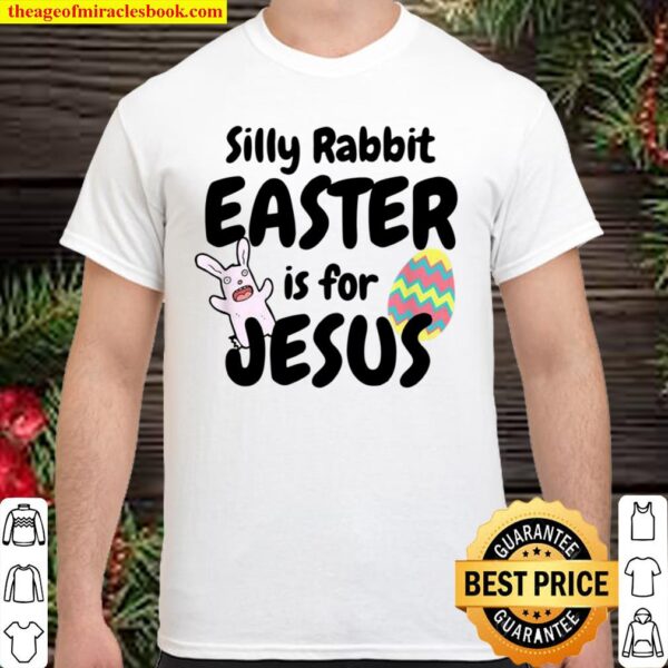 Funny Silly Easter Bunny Jesus Religious Boys Girls Shirt