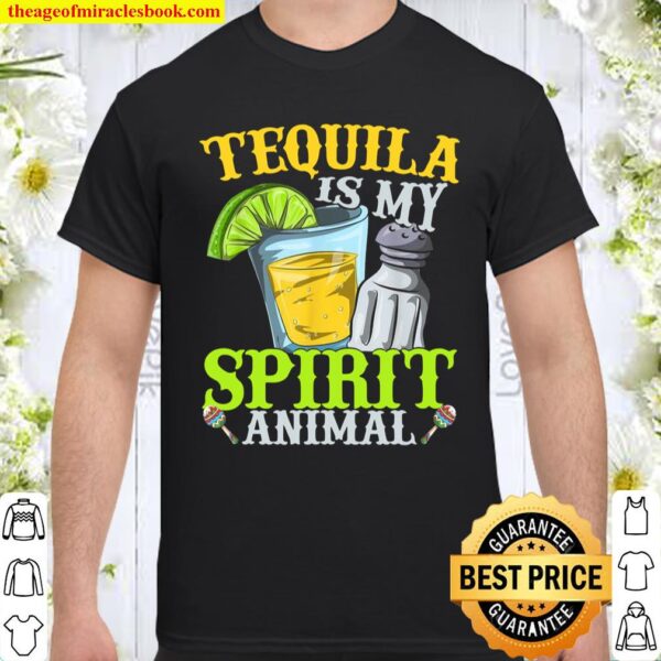 Funny Tequila Drinking Fiesta Spirit Animal Cinco De Mayo Shirt