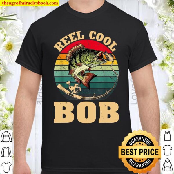 Funny Vintage Reed Cool BOB Fishing Fathers Day Shirt