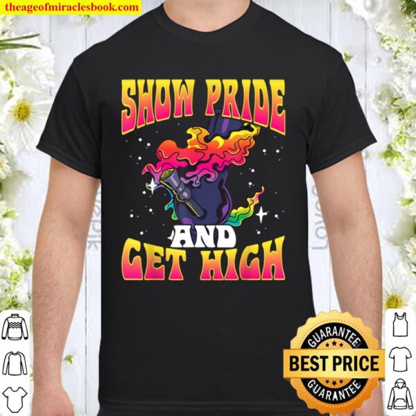 Gay LGBT Weed Marijuana Bong Smoker Shirt