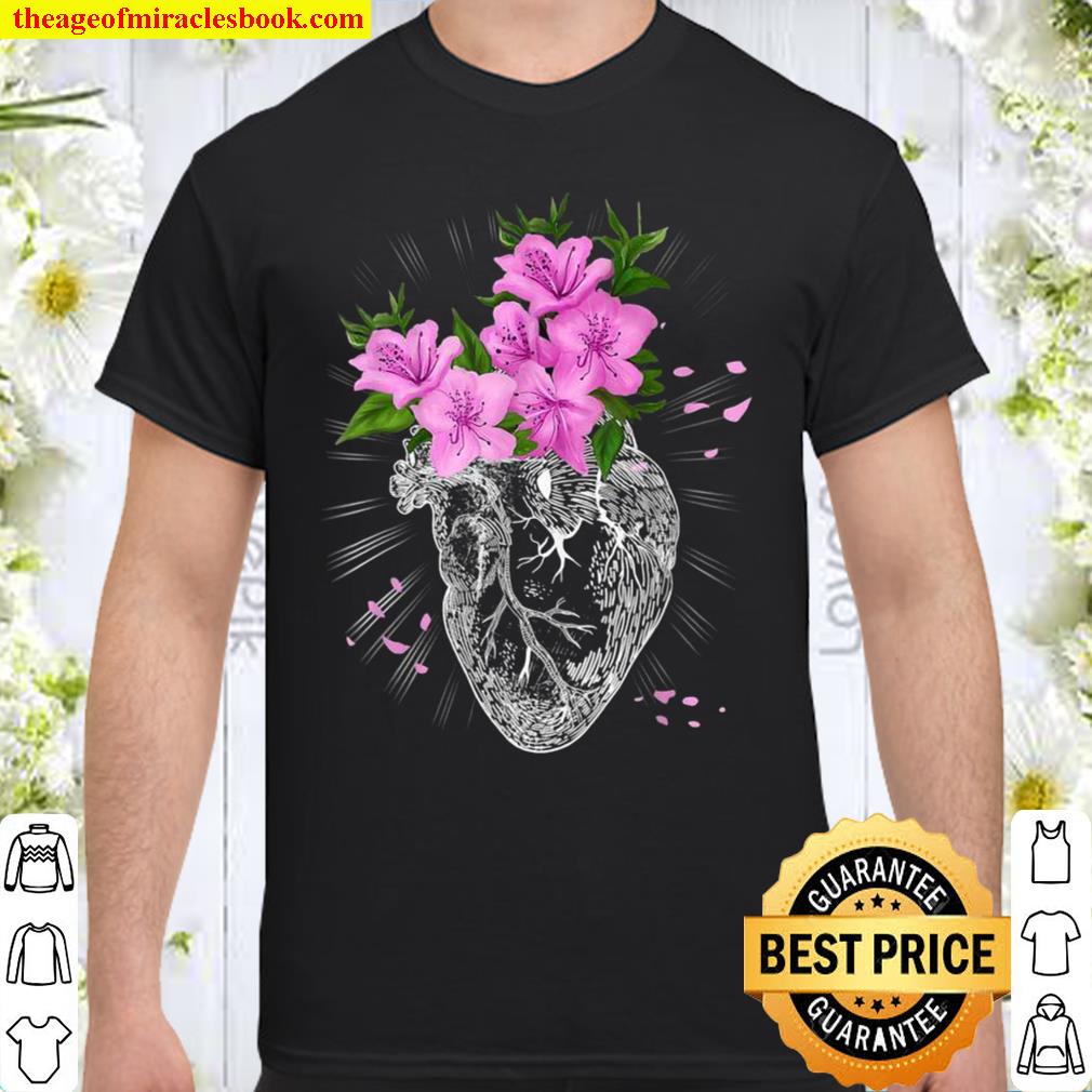 Gift Cardiologist Human Heart AnatomicalEmoj Pastel Goth Shirt