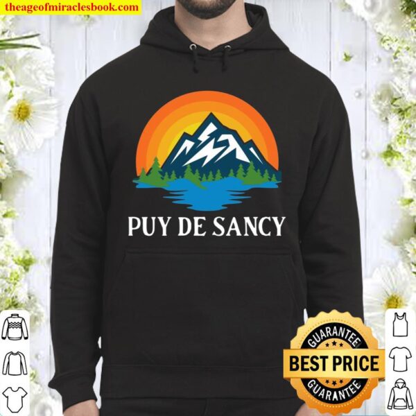 Gipfelgeschenk für Bergsteigen _ Wandern Puy De Sancy Langarmshirt Hoodie