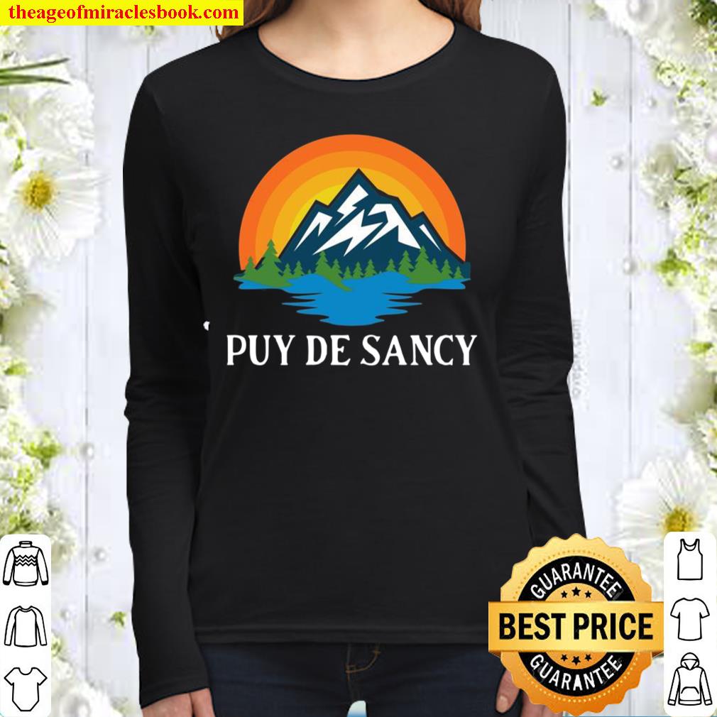Gipfelgeschenk für Bergsteigen _ Wandern Puy De Sancy Langarmshirt Women Long Sleeved