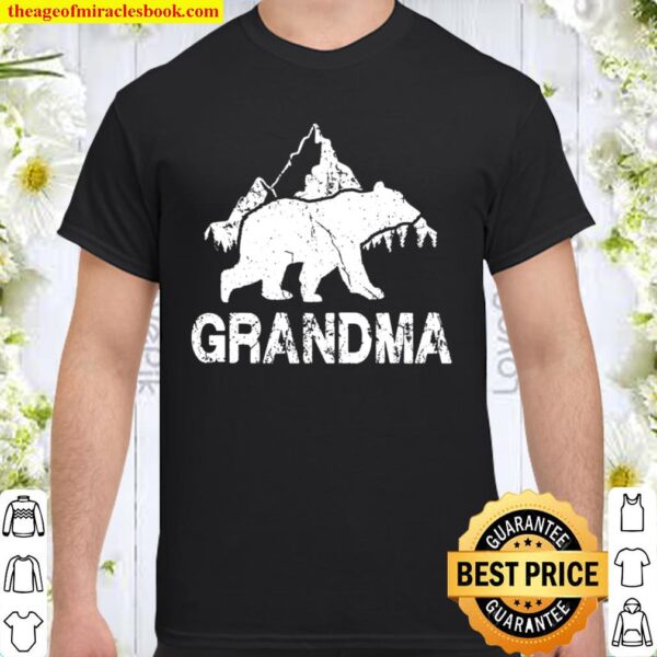 Grandma Bear Shirt Best Mother_s - Father_s Day Shirt