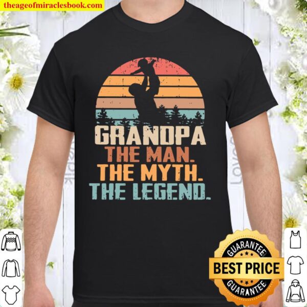 Grandpa The Man The Myth The Legend Vintage Shirt