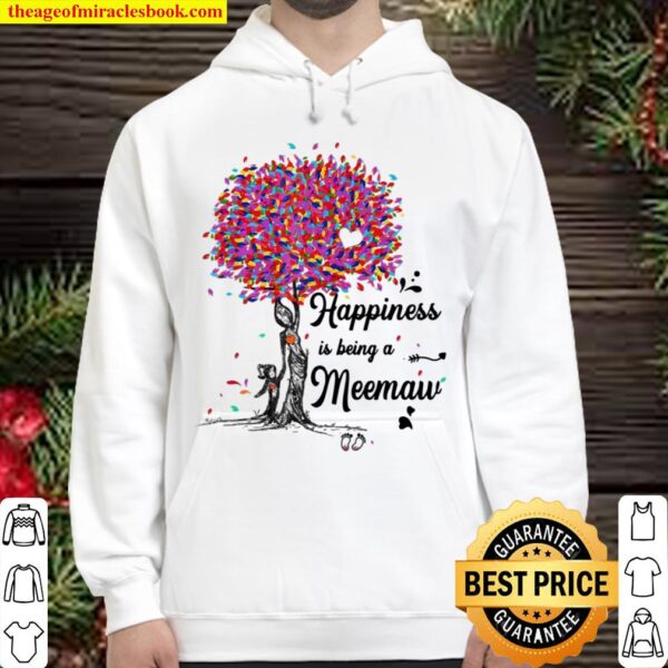 Happiness Is Being A Meemaw Cute Mother Hoodie