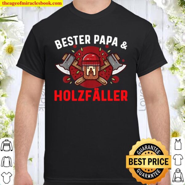 Herren Holzfäller Bester Papa _ Holzfäller Shirt