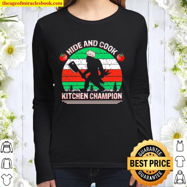 Hide And Cook Kitchen Champion Women Long Sleeved