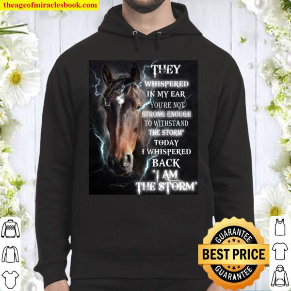 Horse i am the storm - gift for horse lover Hoodie