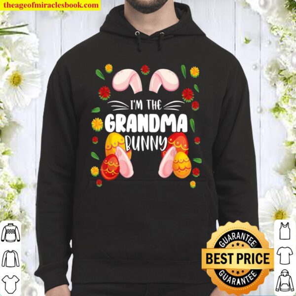 I’m The Grandma Bunny Matching Family 2021 Bunny Gang Crew Hoodie