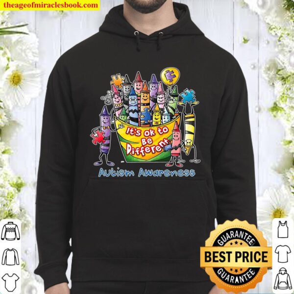 It’s Ok To Be Diferent Autism Awareness Hoodie
