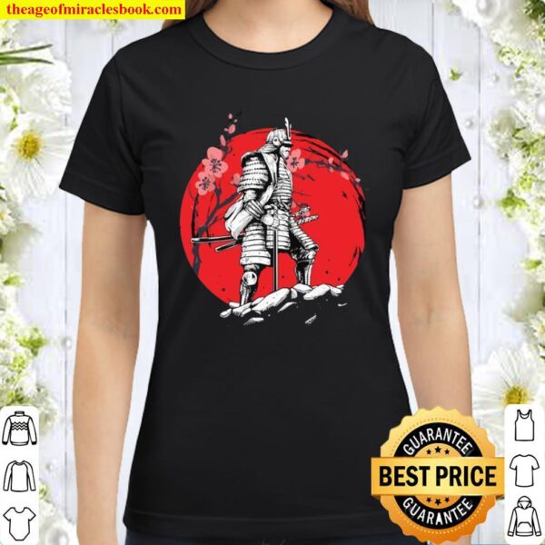Japanese Samurai Fighter Ninja Sinobi Martial Arts Warrior Classic Women T-Shirt
